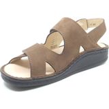 Finn Comfort - TORO S - Heren Sandalen - Bruin - Nubuck - 2 Klittenbanden