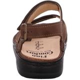 Finn Comfort - TORO S - Heren Sandalen - Bruin - Nubuck - 2 Klittenbanden