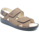 Finn Comfort - TORO S - Heren Sandalen - Bruin - Nubuck - 2 Klittenbanden