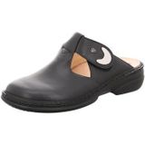 Finn Comfort - Muiltje - Zwart - Hoogwaardig Leer - Klittenbandsluiting