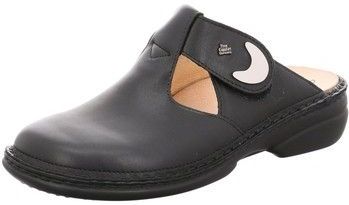 Finn Comfort - Muiltje - Zwart - Hoogwaardig Leer - Klittenbandsluiting