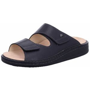 Finn Comfort - RIAD - Slippers - Zwart - Leer - Klittenband