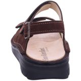 Finn Comfort BENIN 01452-751432 Bruine heren sandalen met klittenband sluiting