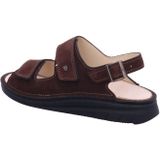 Finn Comfort BENIN 01452-751432 Bruine heren sandalen met klittenband sluiting