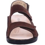 Finn Comfort BENIN 01452-751432 Bruine heren sandalen met klittenband sluiting