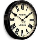 Newgate - Battersby - Wandklok - Zwart