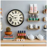 Newgate - Battersby - Wandklok - Zwart