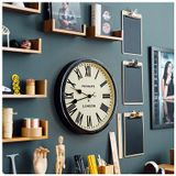 Newgate - Battersby - Wandklok - Zwart