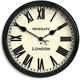 Newgate - Battersby - Wandklok - Zwart