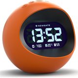 Newgate Centre Of The Earth LCD Alarm Klok - Oranje