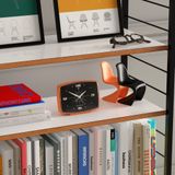 Newgate - Brooklyn - Wekker - Oranje - Retro Ontwerp met Stille Quartz-Beweging