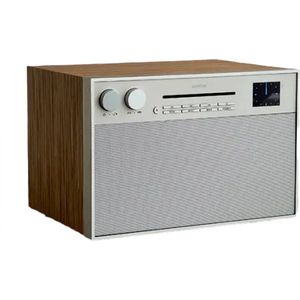 Geneva - DeCon M - DAB + / FM-radio en CD-speler - Eiken/champagne