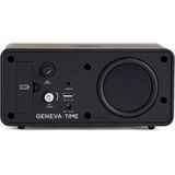 Geneva - Time - Wekker - Bluetooth Speaker - Zwart