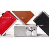 Geneva - Wekker/Bluetooth Speaker - Rood - Materiaal Onbekend