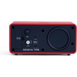 Geneva - Wekker/Bluetooth Speaker - Rood - Materiaal Onbekend