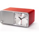 Geneva - Wekker/Bluetooth Speaker - Rood - Materiaal Onbekend