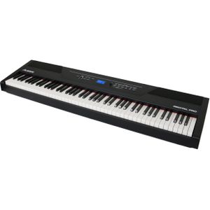 Alesis Recital Pro - Digitale Piano Elektronisch Keyboard met 88 gewogen toetsen met hamerslag, 12 klanken en ingebouwde luidsprekers