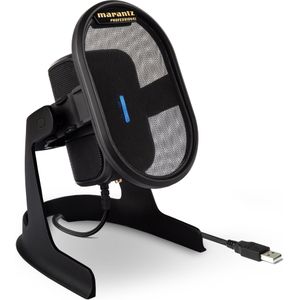 Marantz Professional Umpire - Driverloze Desktop USB 2.0 Condensator Microfoon met Geïntegreerd Popfilter en Shockmount voor Opname, Uitzending, Streaming, Twitch, Skype en Meer van Studiokwaliteit