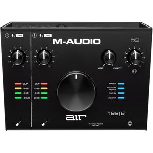 M-AUDIO AIR 1926, Desktop, Schwarz, Metall, Leistung, USB, 24-bit/192kHz