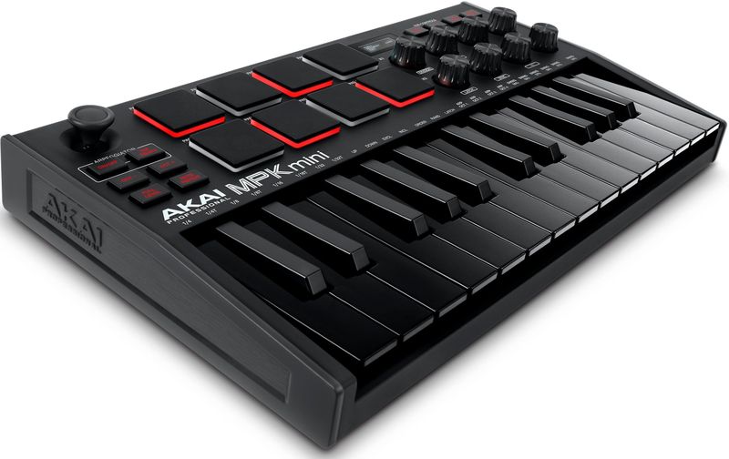 Akai Professional MPK Mini MK3 (Toetsenbord), MIDI-controller, Zwart