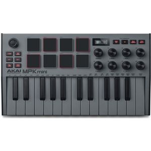 Akai MPK mini mk3 Grey MIDI keyboard controller special edition