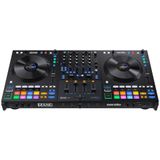 Rane FOUR DJ-Controller Met 4 Kanalen - 8.5-Inch Jogwielen Met Displays, DJ-Mixer Met Interne FX, Serato DJ Pro en Pitch 'n Time DJ Inbegrepen