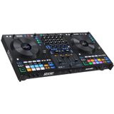Rane FOUR DJ-Controller Met 4 Kanalen - 8.5-Inch Jogwielen Met Displays, DJ-Mixer Met Interne FX, Serato DJ Pro en Pitch 'n Time DJ Inbegrepen