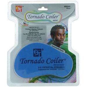 Beauty Town Tornado Coiler mini-sponsborstel, blauw, 10 mm (09966) 21 g