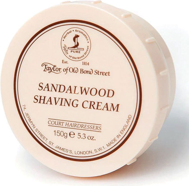 Taylor of Old Bond Street Sandalwood Shaving Cream 150 gr.
