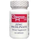 Cardio Vasc Res Zink picolinaat 25 mg 60 capsules