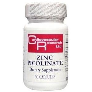 Cardio Vasc Res Zink picolinaat 25 mg 60 capsules