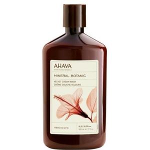 AHAVA Mineraal Botanische Crème Was - Diepe Reiniging en Ontspanning | Verrijkt met Hibiscus & Vijg | Gezichtsreiniger voor Dames & Heren | Geschikt voor Alle Huidtypen | Gezichtscrème | Moisturizer voor een droge huid & gezicht - 500ml