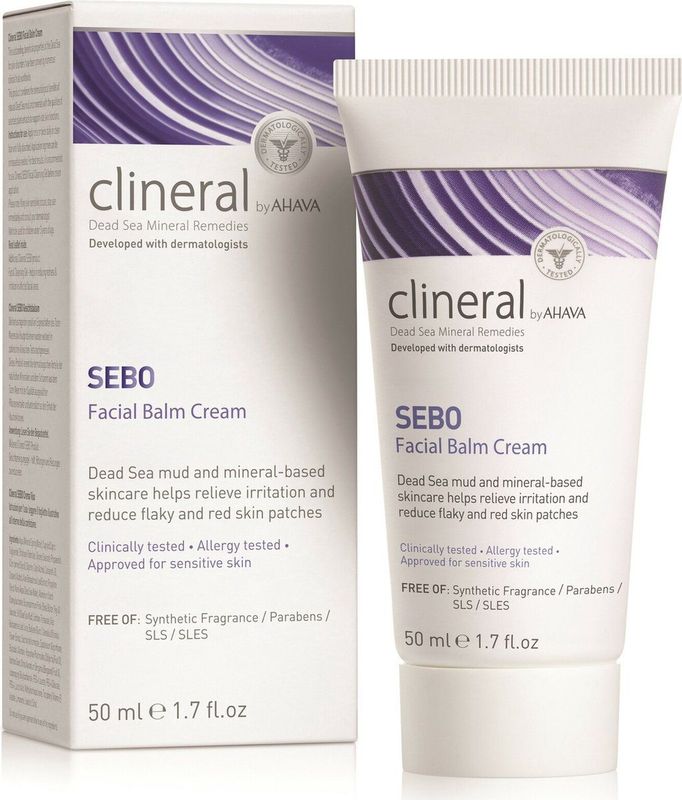 AHAVA - Clineral SEBO - Gezichtscrème - 50ml - Intensieve Hydratatie & Kalmering