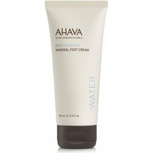 AHAVA Mineraal Voetcrème - Hydrateert & Voedt Droge Voeten | Voorkomt Scheuren & Irritaties | Zachtheid & Comfort | Vegan & Vrij van Alcohol en Parabenen - 100ml