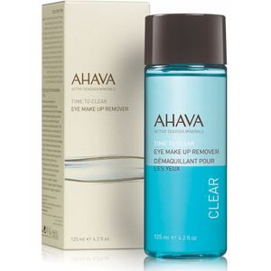 AHAVA Oogmake-up Remover - Effectief & Zacht | Verwijdert Waterproof Make-up | Veilig voor Gevoelige Huid & Lensdragers | Gezichtsreiniger - 125ml