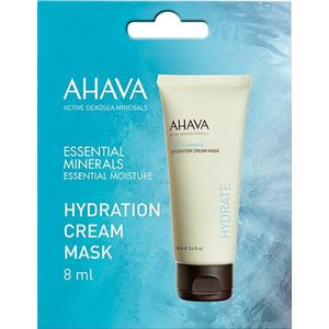 AHAVA Hydraterende crememasker - Kalmeert de huid - Tegen uitdroging - VEGAN - Alcohol- en parabenenvrij - Eenmalig gebruik - 8ml
