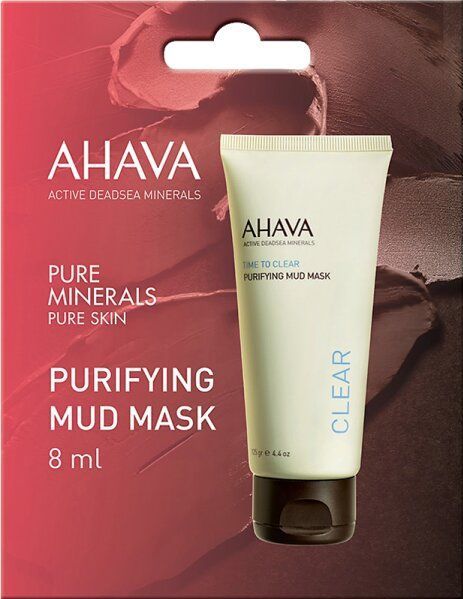 AHAVA Moddermasker - VEGAN - Alcohol- en parabenenvrij - Eenmalig gebruik - 8ml