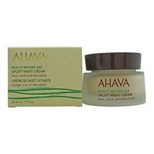 AHAVA Nachtcrème - Lift & Verstevigt | Diepe Hydratatie | Anti-Rimpel & Anti-Aging | Vegan & Vrij van Alcohol en Parabenen | SPF-20 | Gezichtscrème voor mannen & vrouwen | Moisturizer voor een droge huid & gezicht - 50ml