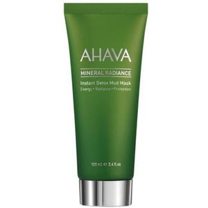 AHAVA Mineraal Detox Moddermasker - Diepe Reiniging en Bescherming | Verbetert Energie en Uitstraling | Hydrateert en Verfrist | Gezichtsmasker met Hyaluronzuur | Moisturizer voor een droge huid & gezicht | Hyaluronic Acid masker - 100ml