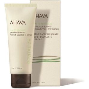 HAVA Extreem Verstevigende Nek & Decolleté Crème - Verstevigt & Verjongt | Vermindert Tekenen van Veroudering | Voedt & Maakt de Huid Zacht | Anti-Rimpel & Anti-Aging Crème voor Mannen & Vrouwen - 75ml