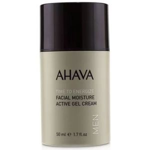 AHAVA MAN Actieve Gel-Crème - Intense Hydratatie & Versteviging voor Mannen | Ideaal voor Gecombineerde/Vette Huid | Gezichtscrème voor een Droge Huid & Gezicht - 50ml