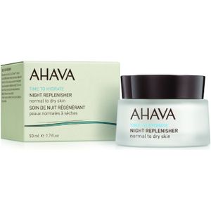 AHAVA Nachtcrème - Intensieve Hydratatie en Herstel | Voor Normaal tot Droge Huid | Anti Uitdroging | Gezichtscrème voor mannen & vrouwen | Moisturizer voor een droge huid & gezicht - 50ml