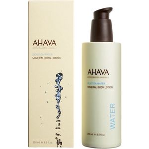 AHAVA Mineraal Bodylotion - Langdurige Hydratatie & Huidverbetering | Verfijnt Huidtextuur | Anti-Uitdroging | Lotion voor Dames & Heren | Moisturizer voor een Droge Huid & Gezicht - 250ml