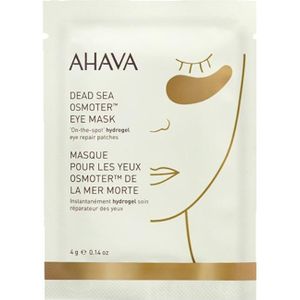 AHAVA Oogmasker met Mineralen uit de Dode Zee - Anti-Rimpel & Anti-Aging | Helpt tegen Wallen & Donkere Kringen | Verbetert Uitstraling & Frisheid | Hyaluronic Acid voor Dames & Heren | Gezichtsverzorging met Vitamine C & Hyaluronzuur - 6 stuks