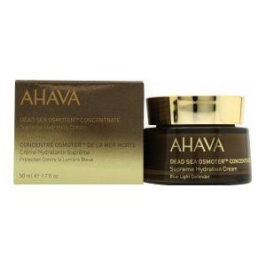 AHAVA Dode Zee Osmoter Crème - 24-Uurs Hydratatie | Blauw Licht Bescherming | Anti-rimpel Formule | Anti-Aging Dagcrème voor Mannen & Vrouwen | Moisturizer voor een Droge Huid & Gezicht - 50ml