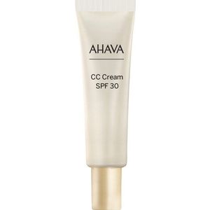 AHAVA CC Cream Kleurcorrectie - Egaliseert & Beschermt | SPF-30 Zonbescherming | Dagcrème voor Alle Huidtypen | Hydraterende Gezichtscrème voor mannen & vrouwen | Moisturizer voor een droge huid & gezicht - 30ml