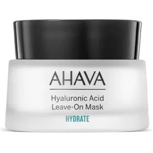 AHAVA Hyaluronzuur Gezichtsmasker - Intensieve Hydratatie & Verjonging | Anti-Uitdroging | Biedt Zachtheid, Gladheid & Soepelheid | Hyaluronic Acid Mask voor Dames & Heren | Gezichtsverzorging voor een Droge Huid & Gezicht - 50ml