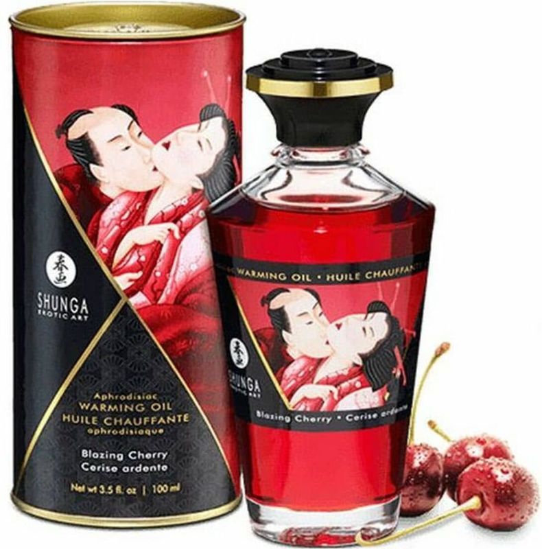 Shunga - Massageöl mit Aroma Kirsche 100 ml