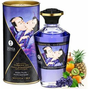 Shunga - Aphrodisiac Verwarmende Olie Exotische Vruchten 100 Ml