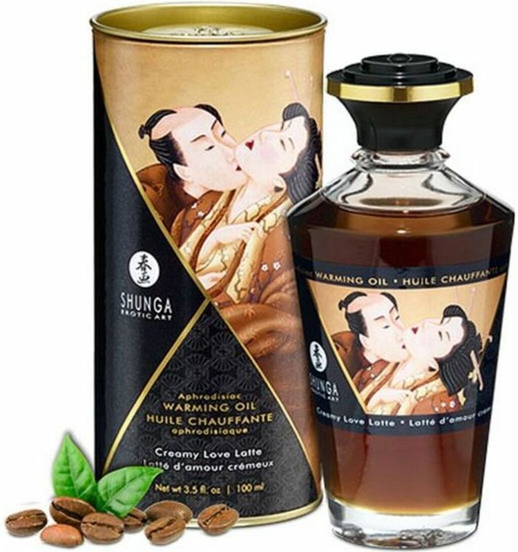Shunga - Massageöl mit Aroma Creamy Latte 100 ml